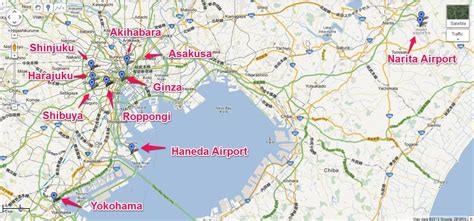 which airport is closer to tokyo|tokyo airports map.